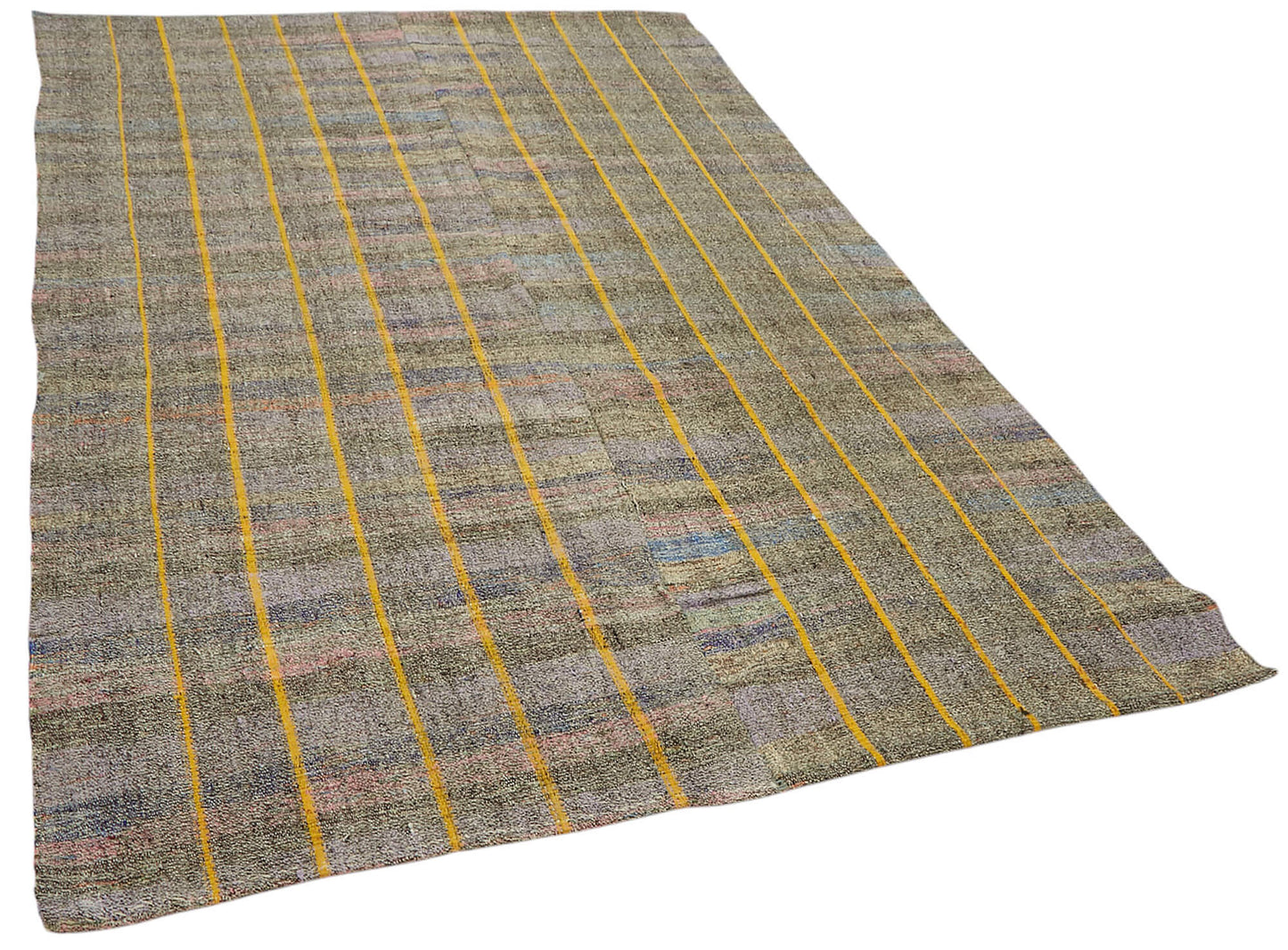 6x9 Vintage Chaput Kilim Rug - 47298