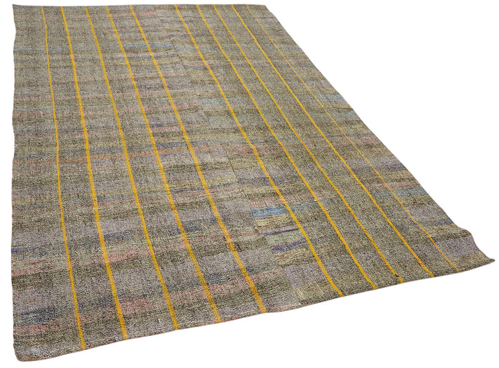 6x9 Vintage Chaput Kilim Rug - 47298