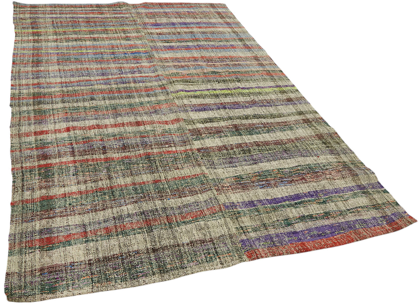 6x9 Vintage Chaput Kilim Rug - 47299