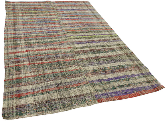 6x9 Vintage Chaput Kilim Rug - 47299