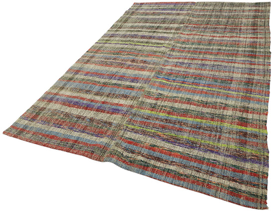 6x9 Vintage Chaput Kilim Rug - 47299