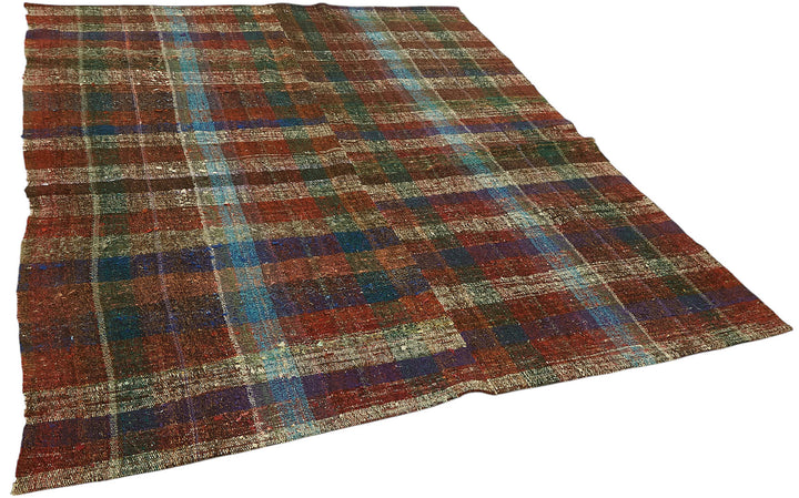 7x8 Vintage Chaput Kilim Rug - 47300