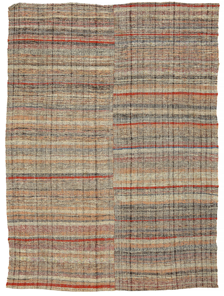 7x9 Vintage Chaput Kilim Rug - 47302