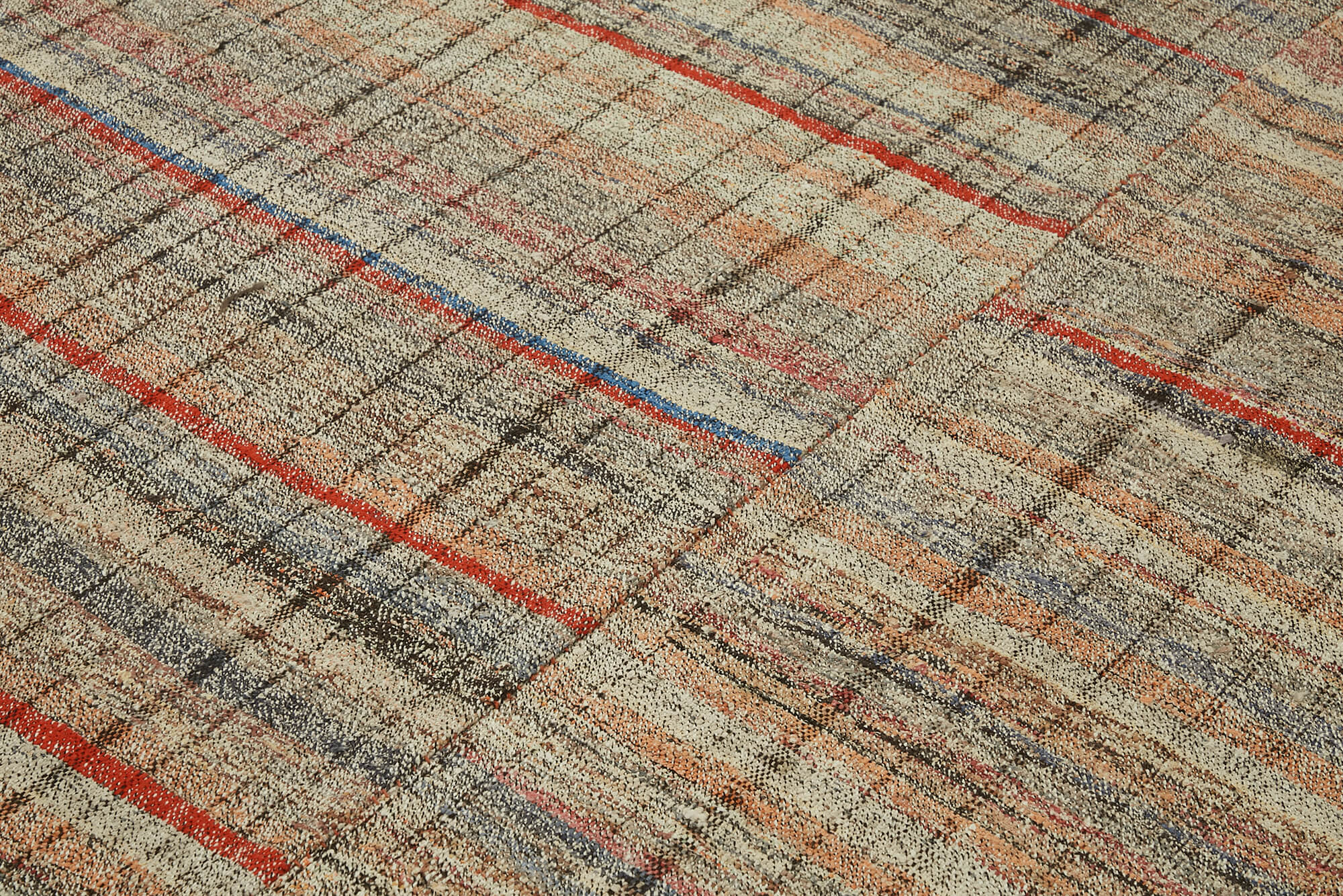 7x9 Vintage Chaput Kilim Rug - 47302