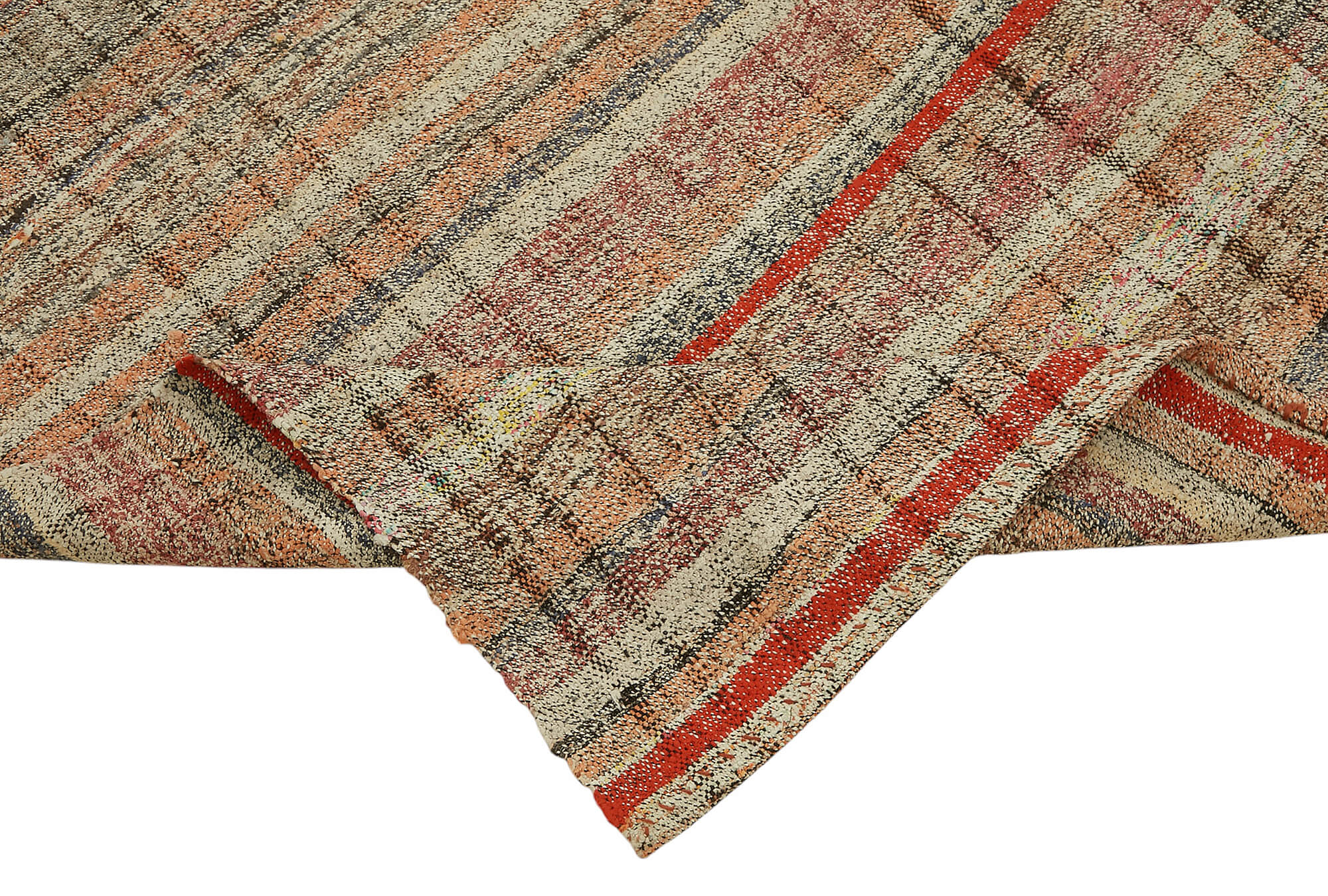 7x9 Vintage Chaput Kilim Rug - 47302