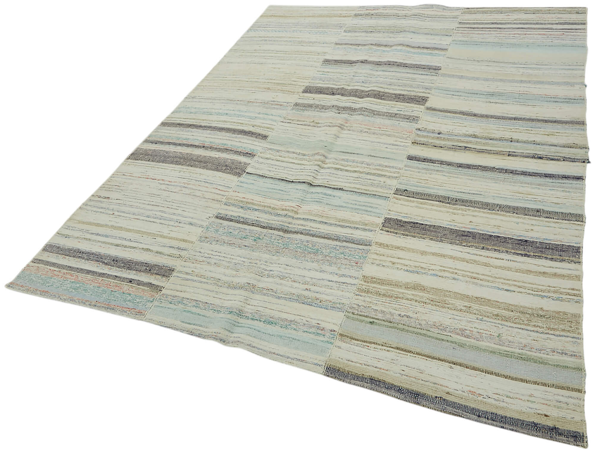6x8 Vintage Chaput Kilim Rug - 47318