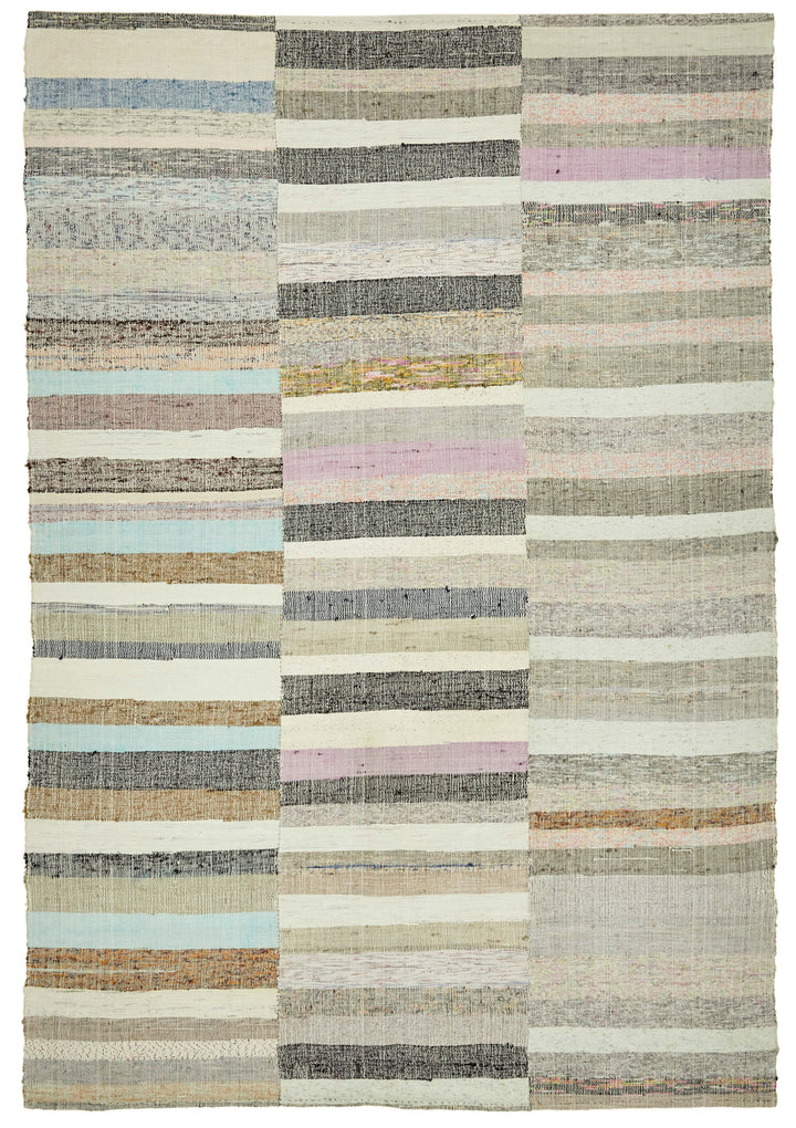 5x8 Vintage Chaput Kilim Rug - 47319