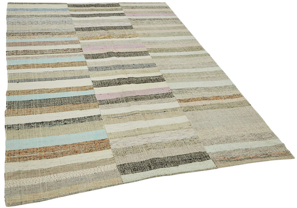 5x8 Vintage Chaput Kilim Rug - 47319