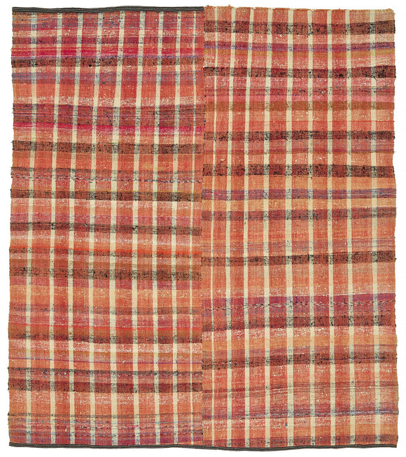 7x8 Vintage Chaput Kilim Rug - 47324