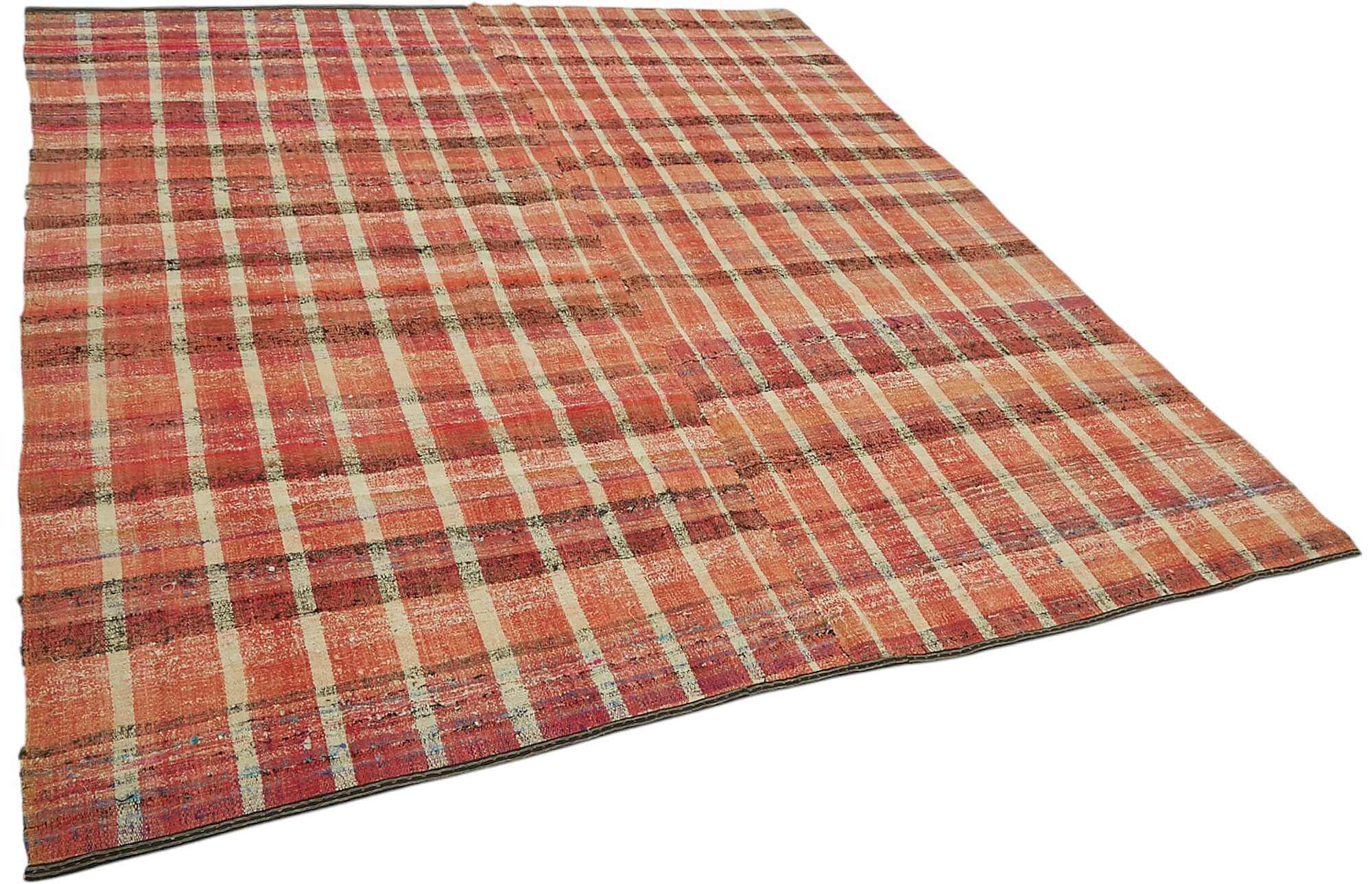 7x8 Vintage Chaput Kilim Rug - 47324