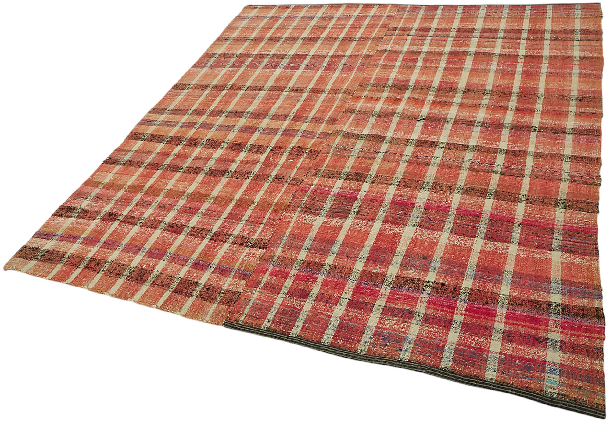 7x8 Vintage Chaput Kilim Rug - 47324