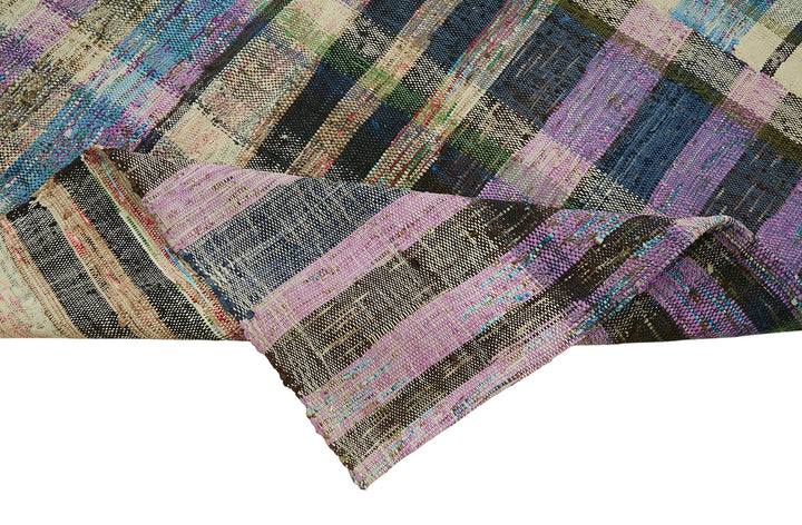 8x9 Multicolor Anatolian Striped Kilim Rug - 47325