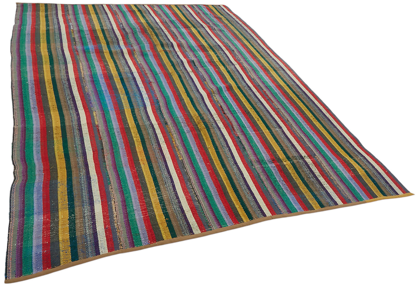 7x9 Vintage Chaput Kilim Rug - 47327