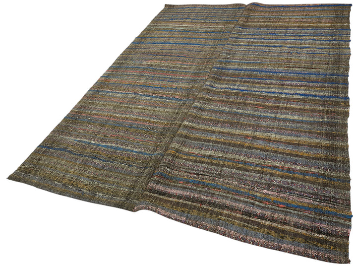 6x8 Vintage Chaput Kilim Rug - 47330