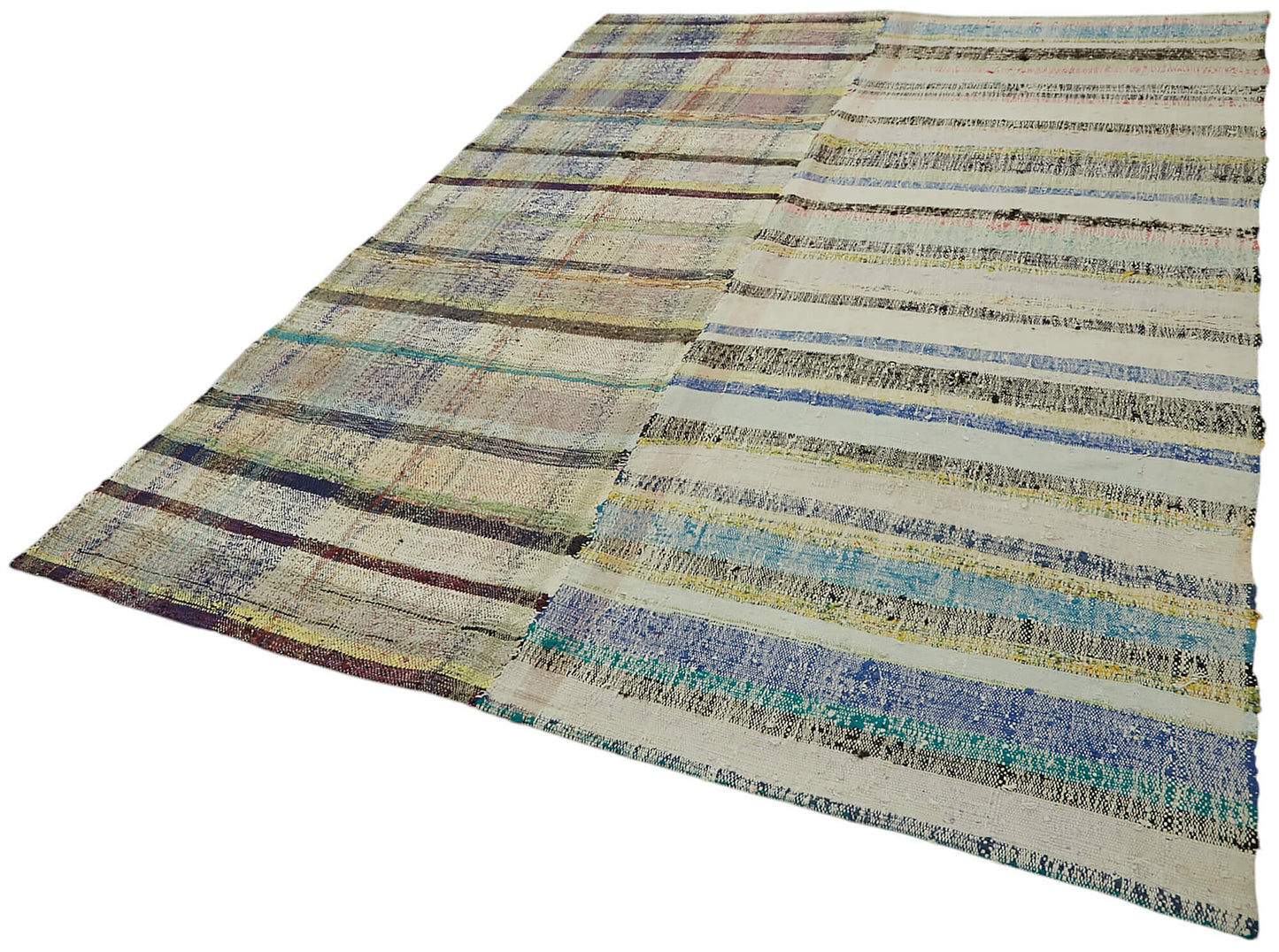 6x8 Vintage Chaput Kilim Rug - 47332