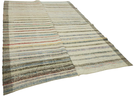 7x11 Vintage Chaput Kilim Rug - 47335