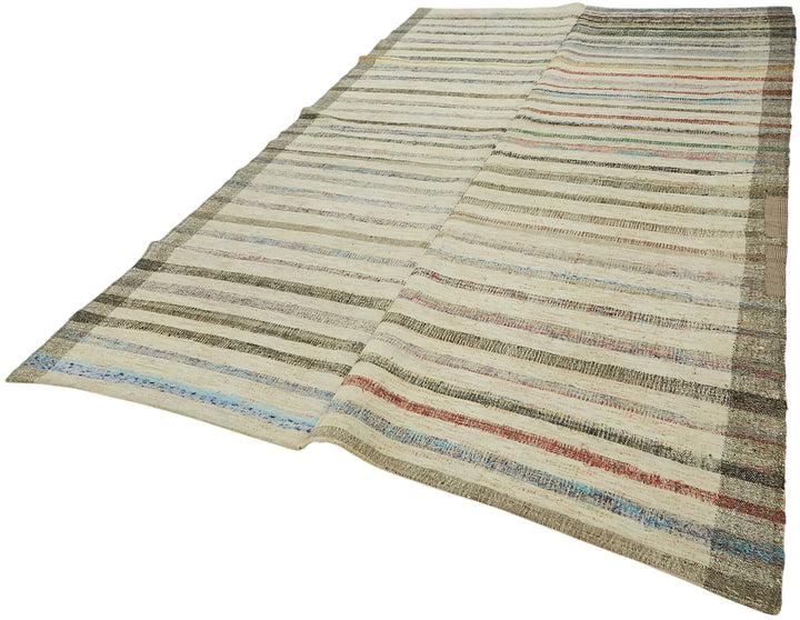 7x11 Vintage Chaput Kilim Rug - 47335