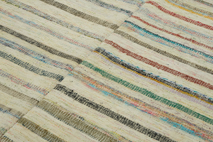 7x11 Vintage Chaput Kilim Rug - 47335