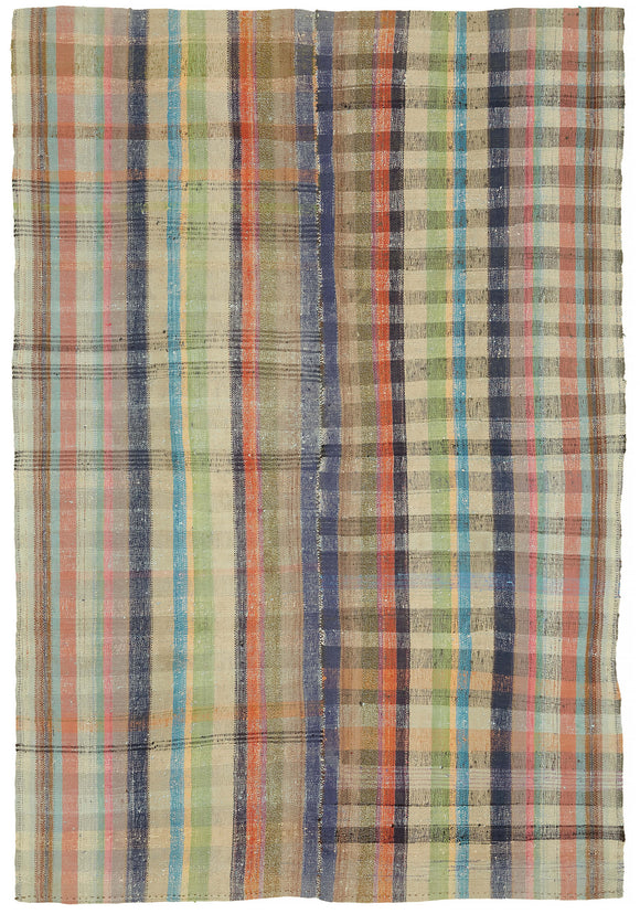 7x11 Vintage Chaput Kilim Rug - 47337