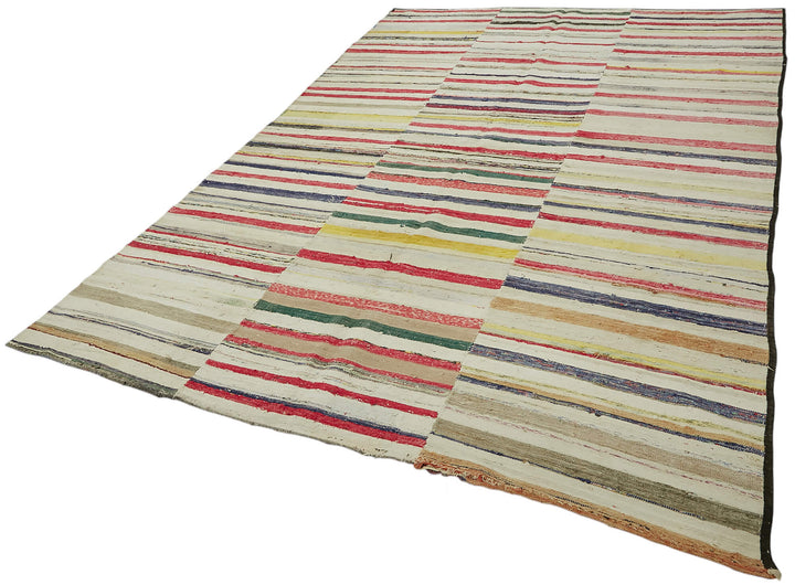 7x11 Vintage Chaput Kilim Rug - 47338