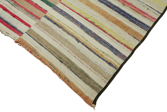 7x11 Vintage Chaput Kilim Rug - 47338