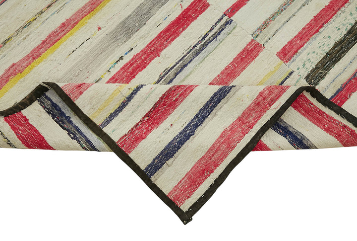 7x11 Vintage Chaput Kilim Rug - 47338