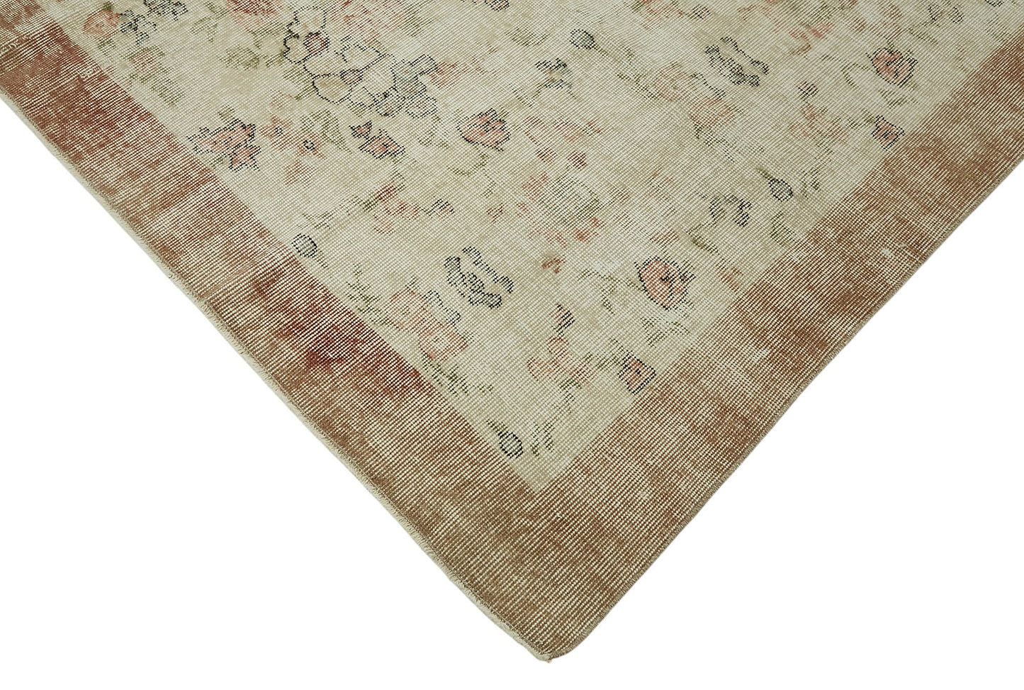 7x10 Hand-Knotted Turkish Vintage Rug - 47340
