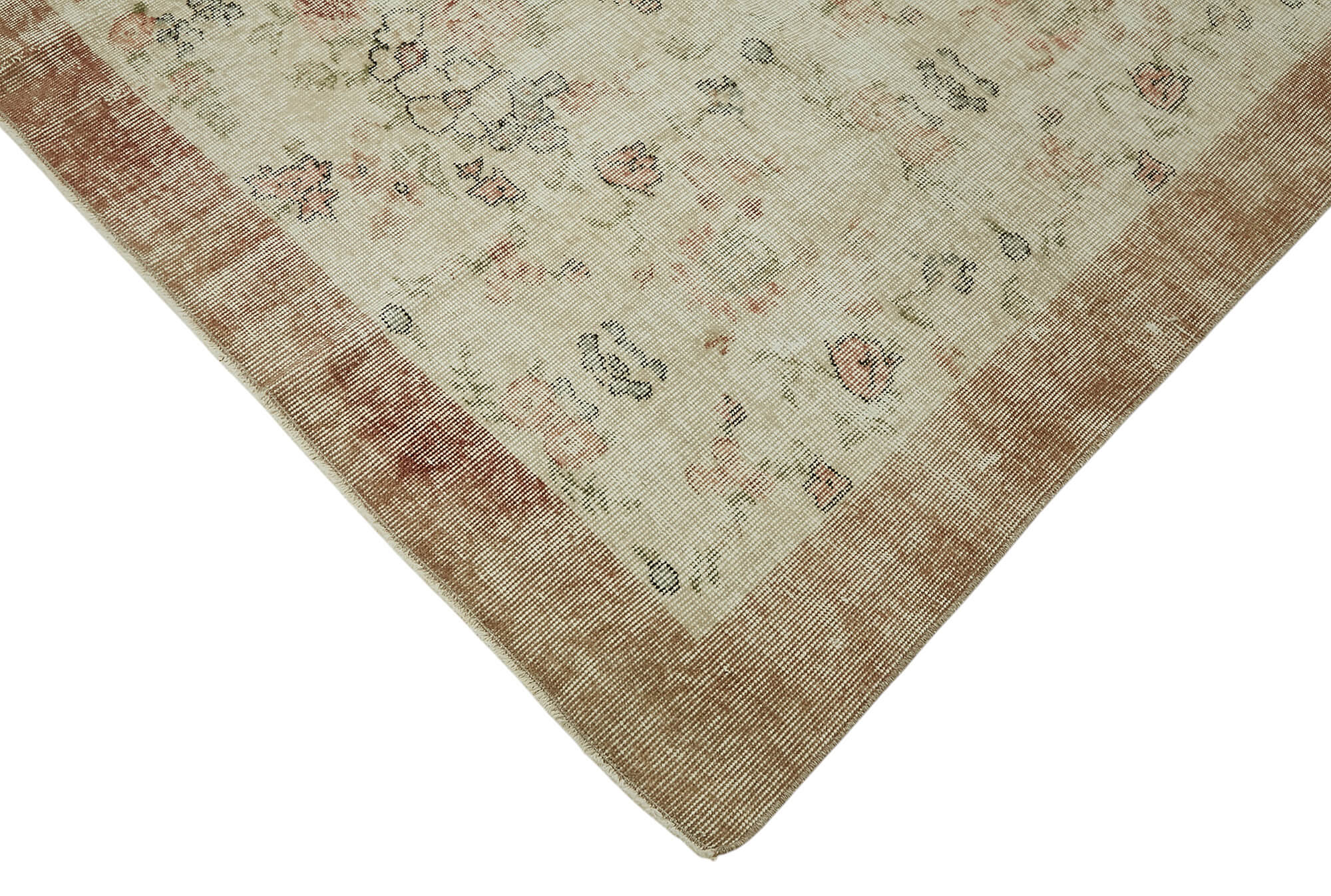 7x10 Hand-Knotted Turkish Vintage Rug - 47340