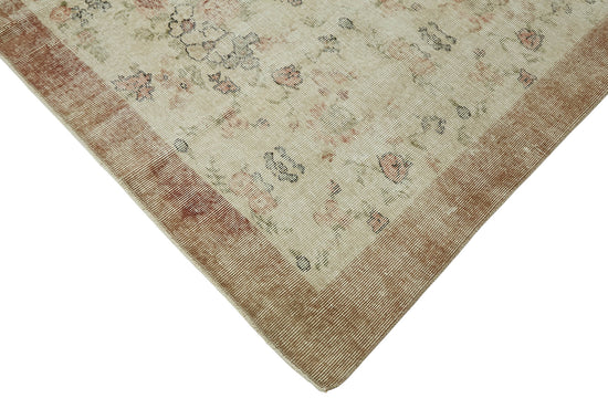 7x10 Hand-Knotted Turkish Vintage Rug - 47340