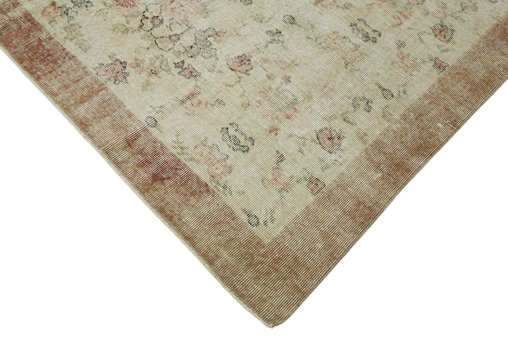 7x10 Hand-Knotted Turkish Vintage Rug - 47340