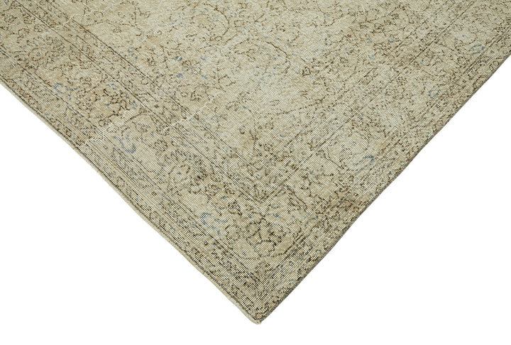 7x10 Hand-Knotted Turkish Vintage Rug - 47349