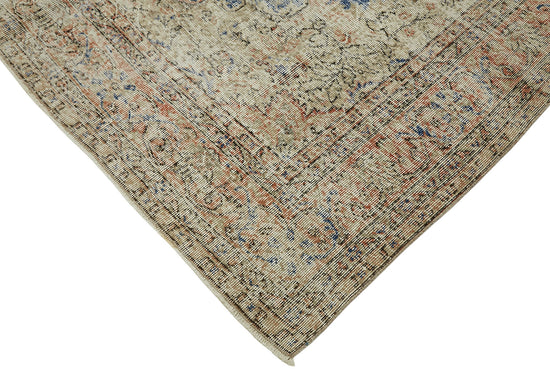7x11 Hand-Knotted Turkish Vintage Rug - 47351