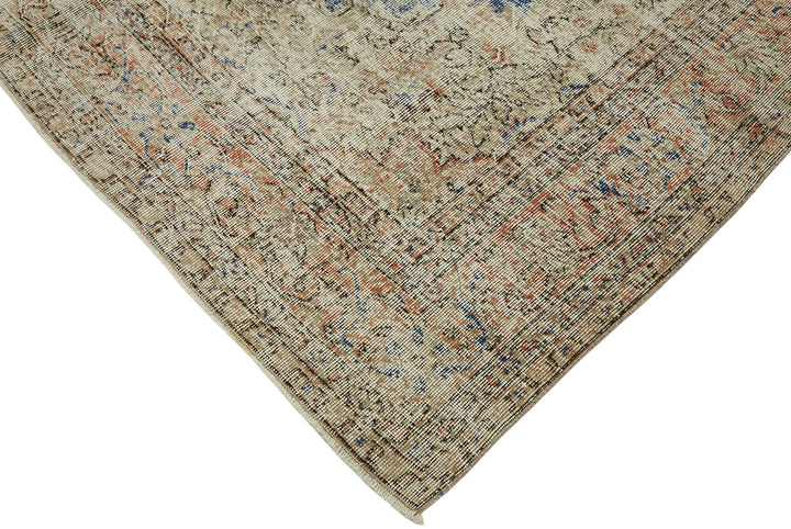 7x11 Hand-Knotted Turkish Vintage Rug - 47351