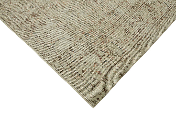 7x10 Hand-Knotted Turkish Vintage Rug - 47357