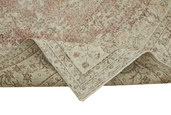 7x10 Hand-Knotted Turkish Vintage Rug - 47357