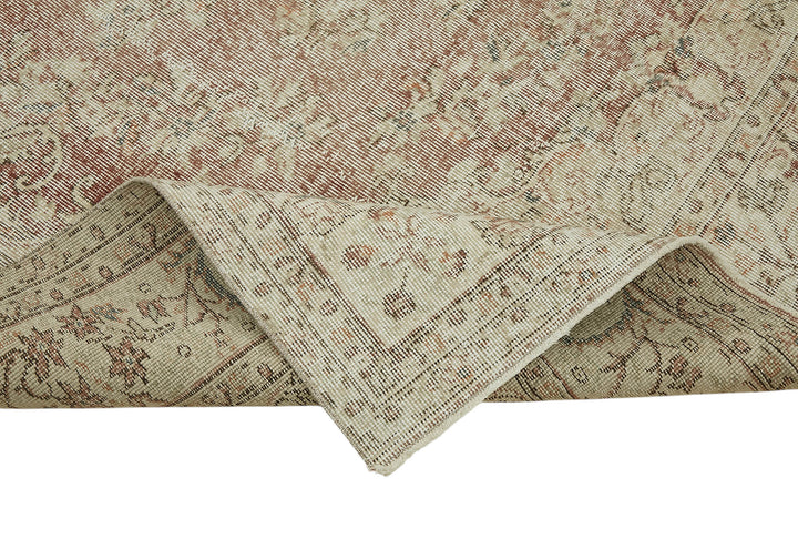 7x10 Hand-Knotted Turkish Vintage Rug - 47357