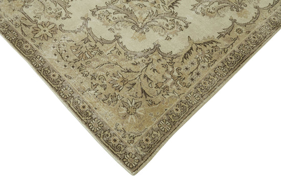 7x10 Hand-Knotted Turkish Vintage Rug - 47359