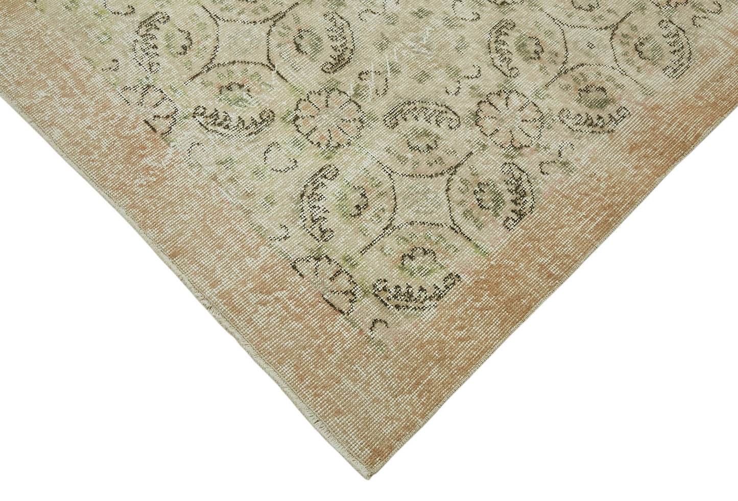 7x10 Hand-Knotted Turkish Vintage Rug - 47362
