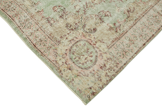 7x10 Hand-Knotted Turkish Vintage Rug - 47364