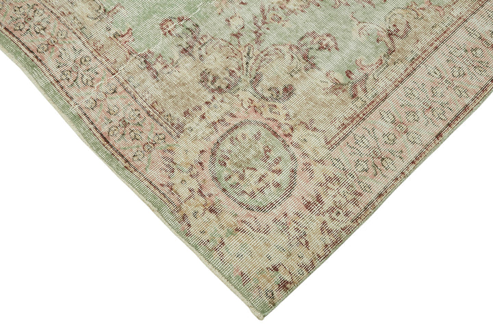 7x10 Hand-Knotted Turkish Vintage Rug - 47364