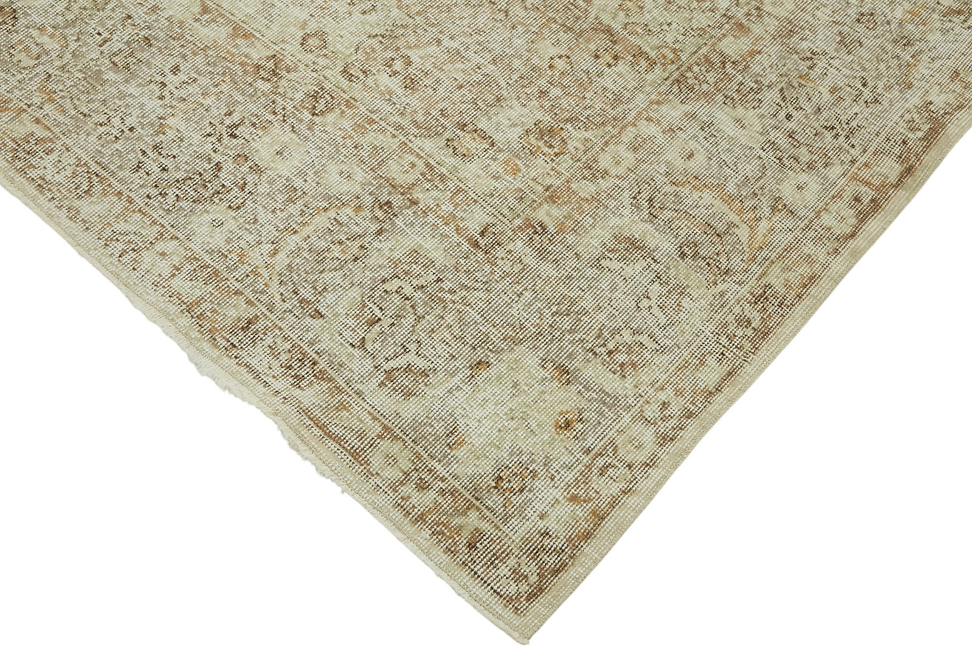 7x11 Hand-Knotted Turkish Vintage Rug - 47366