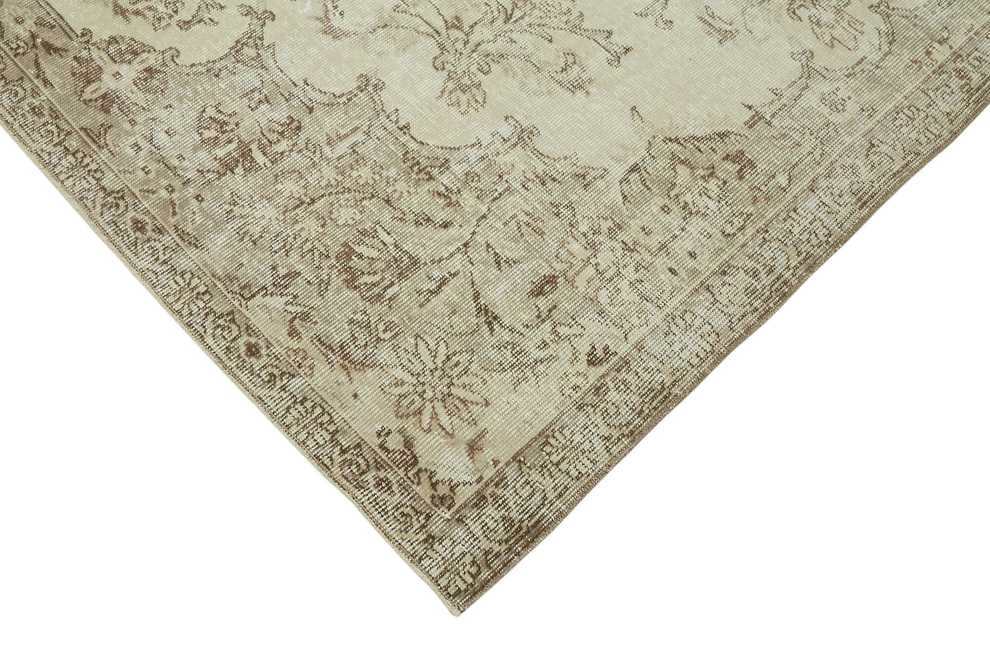 7x10 Hand-Knotted Turkish Vintage Rug - 47367