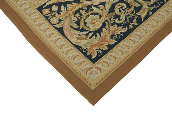 9x12 Floral Aubusson Kilim - 47375