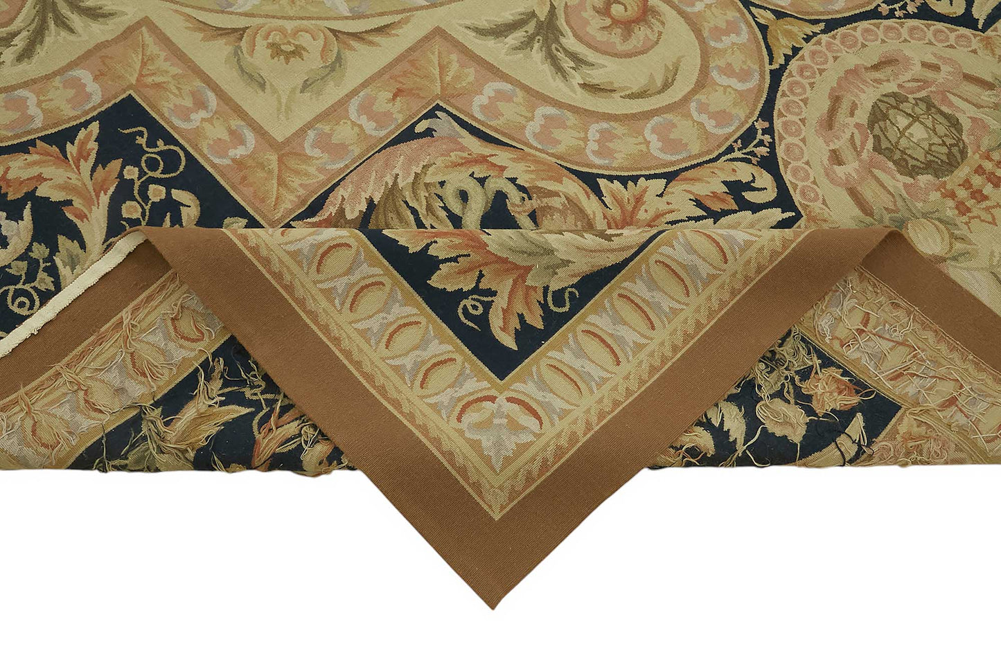 9x12 Floral Aubusson Kilim - 47375