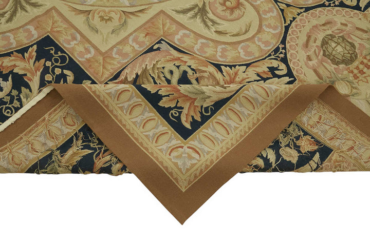 9x12 Floral Aubusson Kilim - 47375