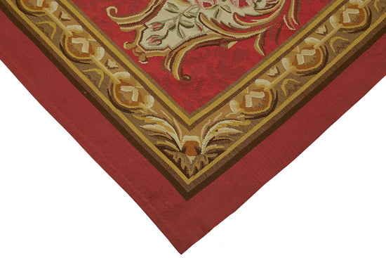 9x11 Floral Aubusson Kilim - 47392