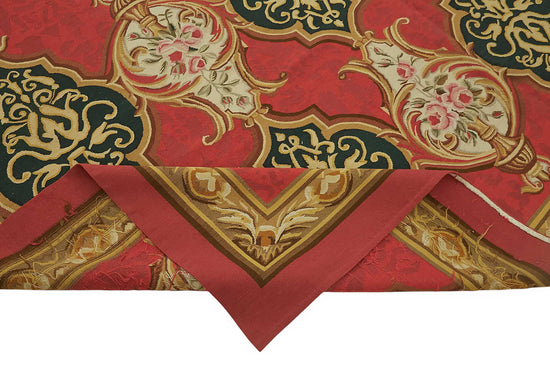 9x11 Floral Aubusson Kilim - 47392