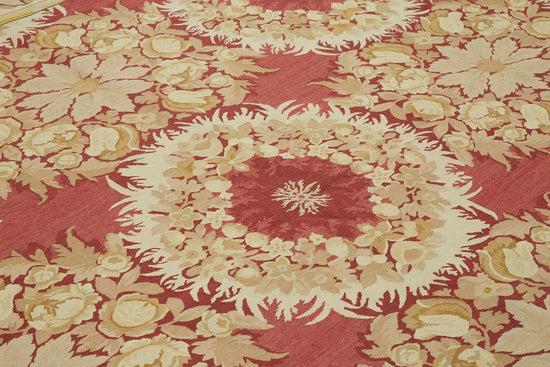 9x12 Floral Aubusson Kilim - 47393
