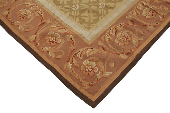 9x12 Floral Aubusson Kilim - 47399