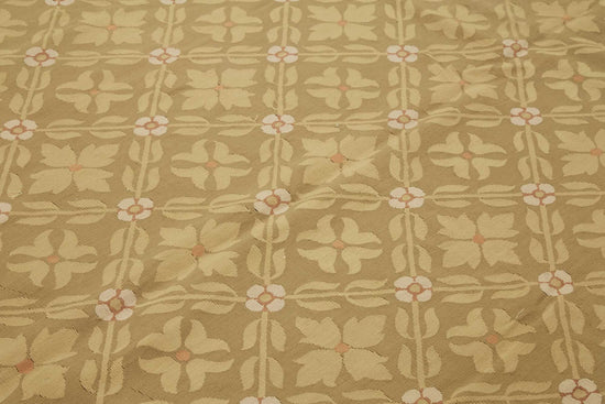 9x12 Floral Aubusson Kilim - 47399